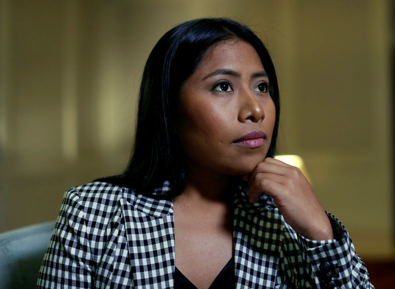 © Reuters. Atriz Yalitza Aparicio posa para foto em West Hollywood