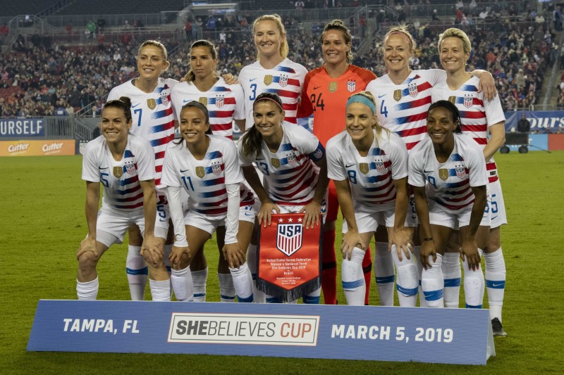 © Reuters. Soccer: She Believes Cup Women's Soccer-Brazil at USA