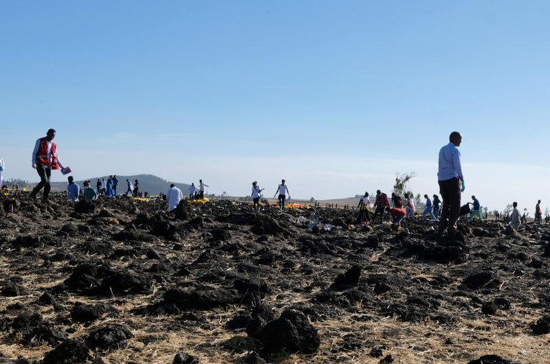 © Reuters. بيان: 19 موظفا بمنظمات تابعة للأمم المتحدة يعتقد أنهم قتلوا في الطائرة الإثيوبية