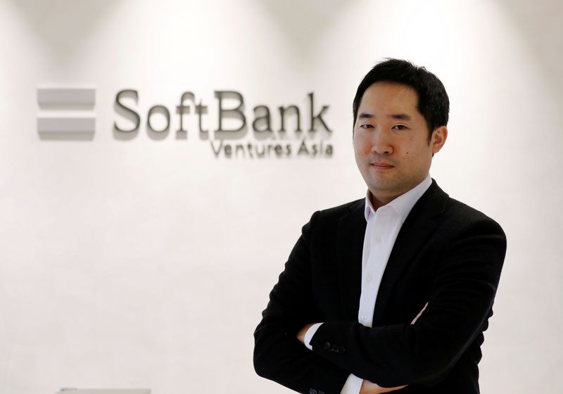 © Reuters. JP Lee, CEO and Managing Partner of SoftBank Ventures Asia, poses for a photograph at the company in Seoul