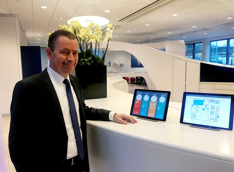 © Reuters. ISS CEO Troels Bjerg poses for a picture at the companyÕs headquarters at the outskirts of Copenhagen