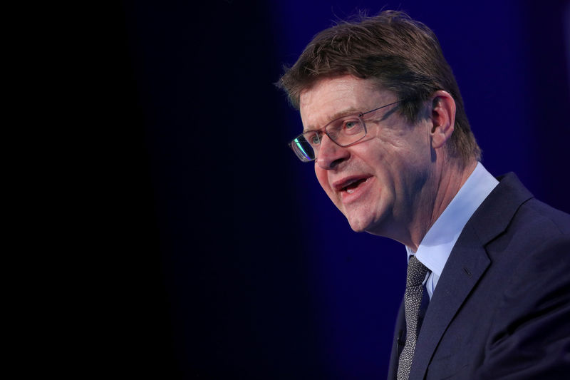 © Reuters. FILE PHOTO:  Britain's Secretary of State for Business Greg Clark gives a speech at the EEF National Manufacturing conference, in London