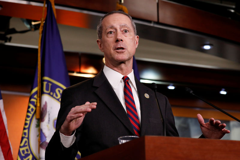 © Reuters. FILE PHOTO - Rep. Mac Thornberry (R-TX) speaks at a news conference on Capitol Hill in Washington