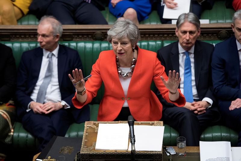 © Reuters. برلمان بريطانيا يصوت الأربعاء على خروج دون اتفاق من الاتحاد الأوروبي