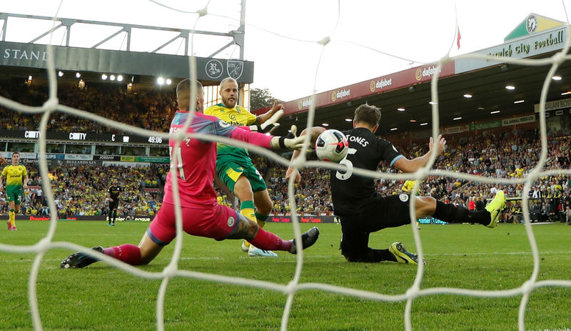 © Reuters. Premier League - Norwich City v Manchester City