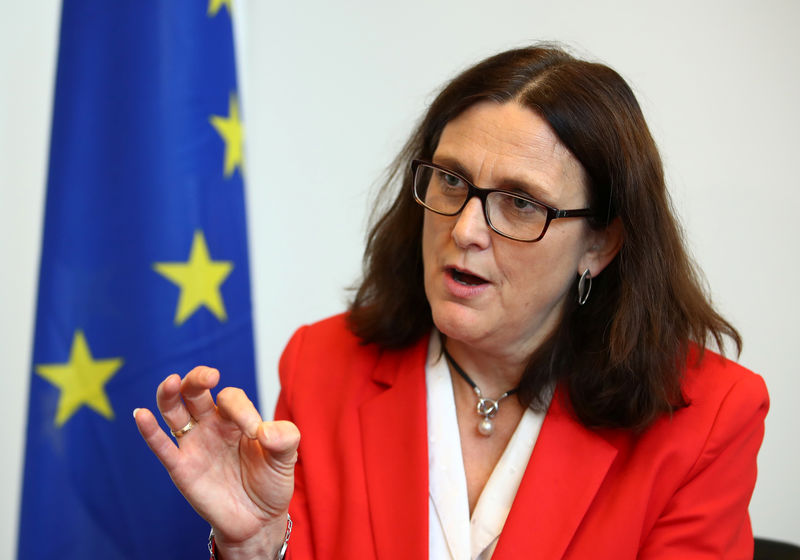 EU seeks plane subsidy deal, but U.S. not talking: bloc's trade chief