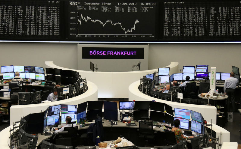 Oil, Fed nerves keep European shares grounded