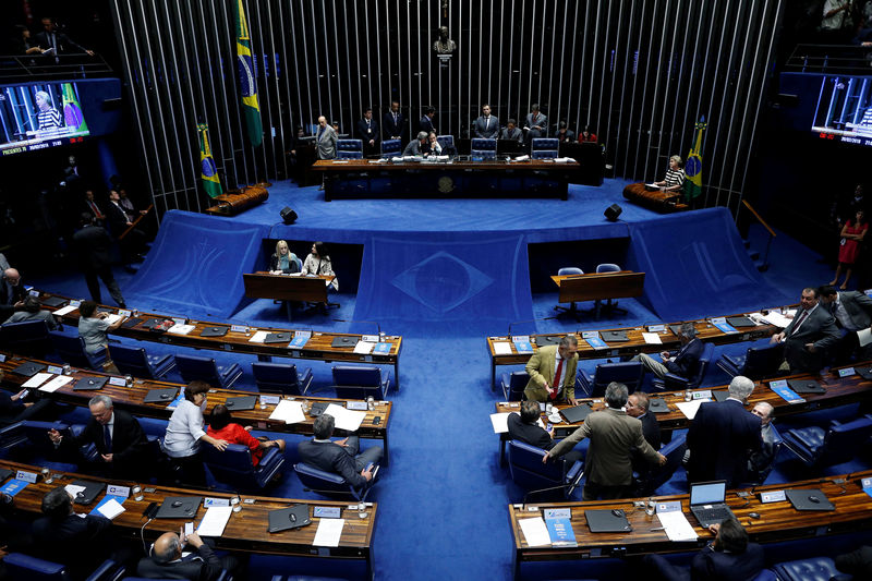 © Reuters. Visão geral do Senado brasileiro, em Brasília