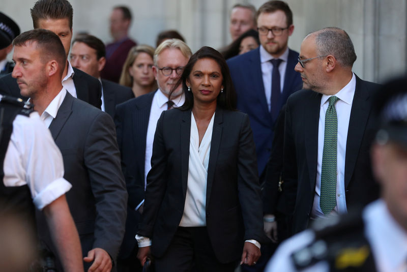 © Reuters. Supreme Court hearing on prorogation ahead of Brexit