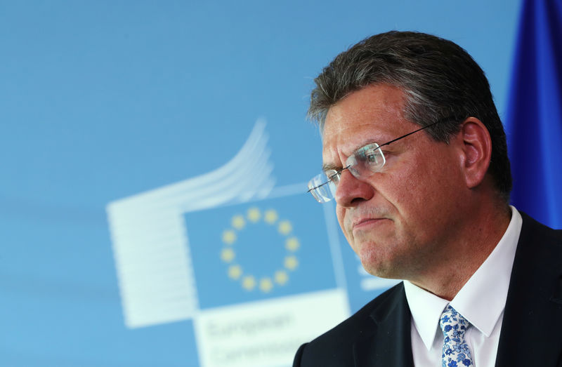 EU's Sefcovic upbeat after gas talks with Russia, Ukraine