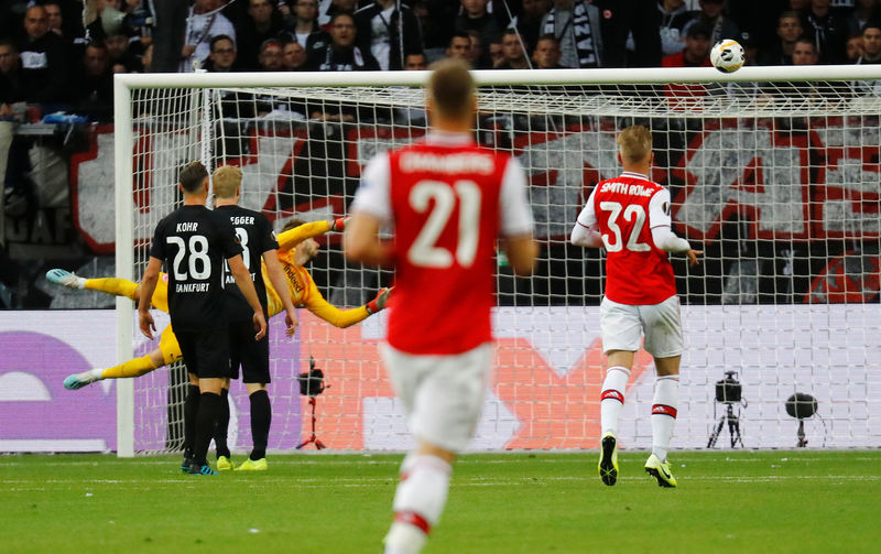© Reuters. Europa League - Group F - Eintracht Frankfurt v Arsenal