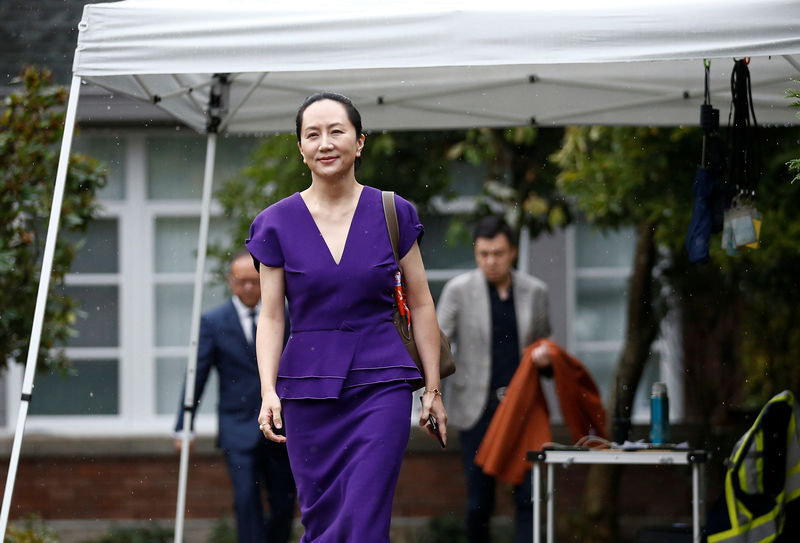 © Reuters. Huawei Technologies chief financial officer Meng Wanzhou leaves her home to appear in British Columbia supreme court