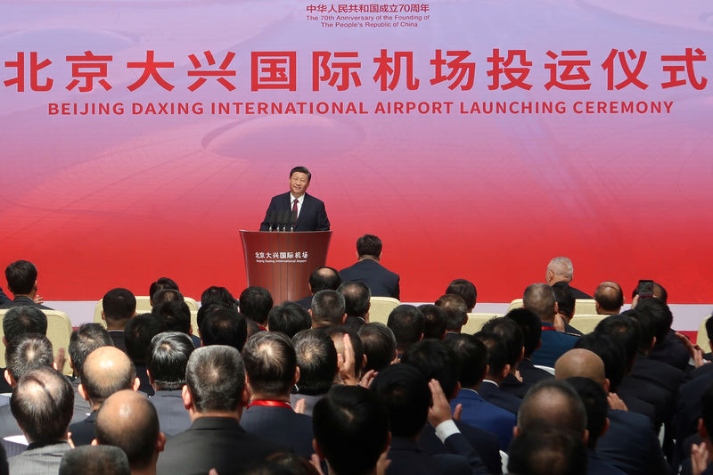 China's Xi declares new $63-billion Beijing airport is formally open