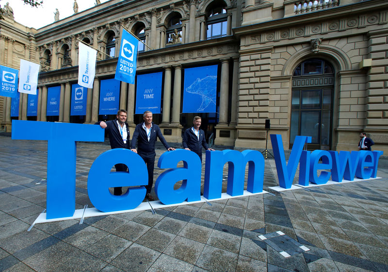 Shares in TeamViewer drift lower in Europe's biggest IPO of 2019