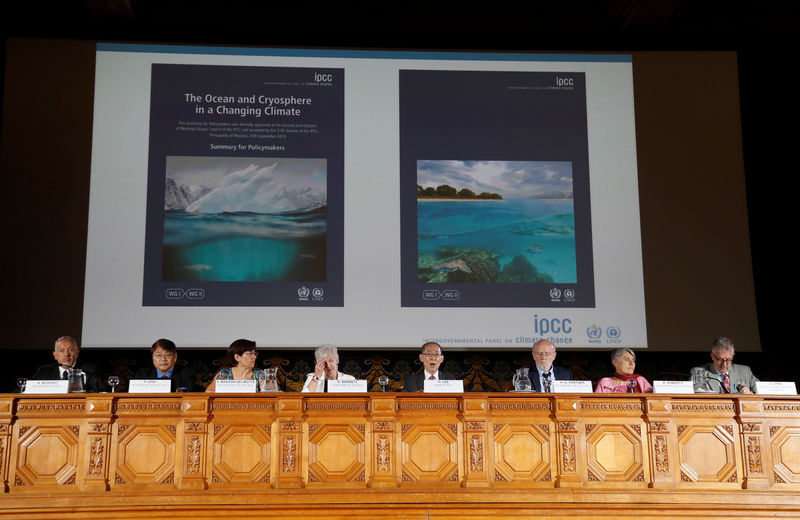 © Reuters. IPCC launches Special Report on Ocean and Cryosphere, in Monaco