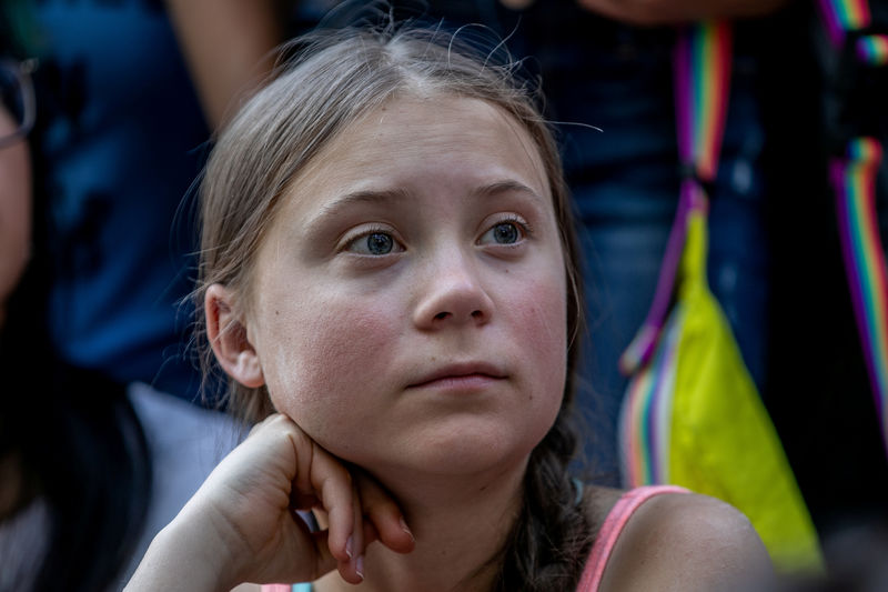 Crise climática global está &quot;além da política partidária&quot;, diz Greta Thunberg