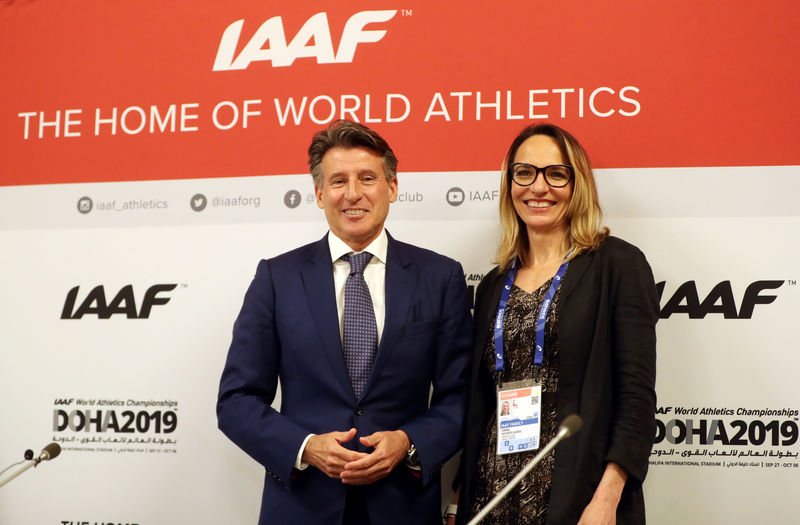 © Reuters. IAAF Press Conference