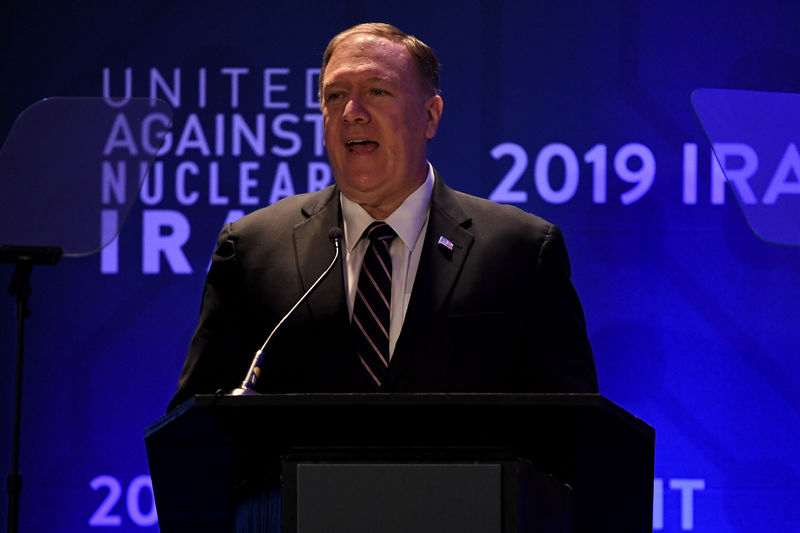 Secretary of State Pompeo says U.S. wants peaceful resolution with Iran