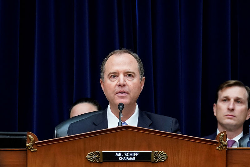 Schiff says complaint lays out scheme to use leverage of U.S. Foreign aid to obtain dirt on a political opponent