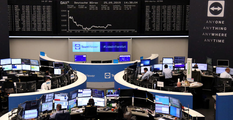 European shares rise on trade-fuelled optimism, London shines
