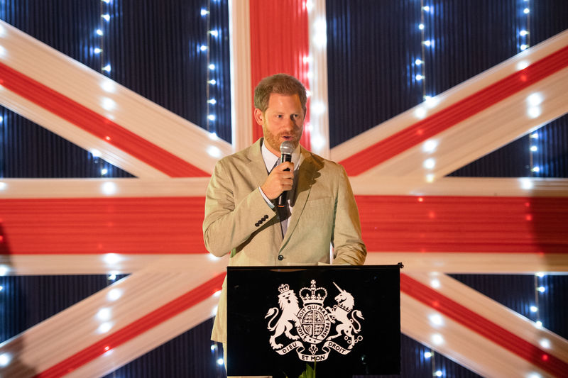 © Reuters. Britain's Prince Harry visits Malawi