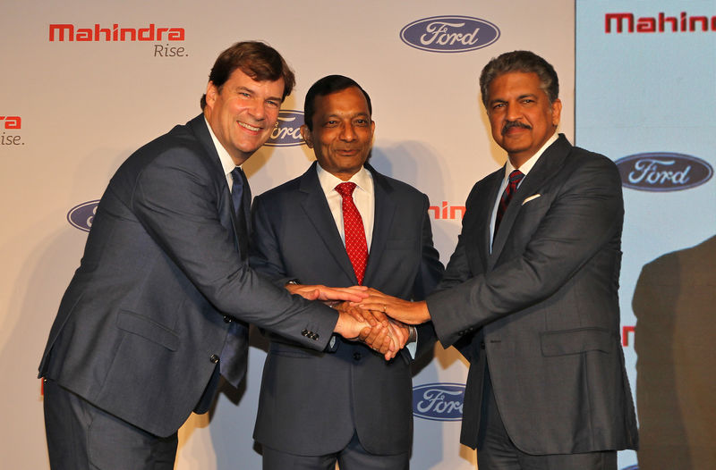 米フォードとマヒンドラ、インドで合弁会社設立