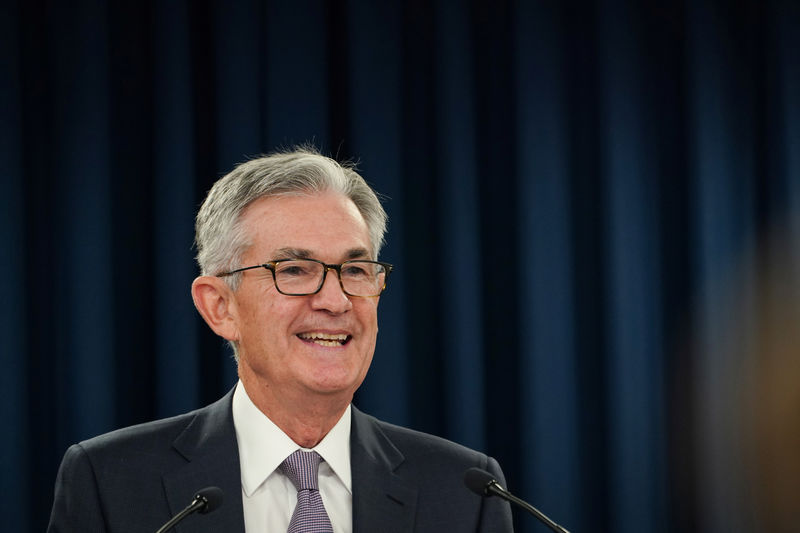 Fed's Powell repeats U.S. economy &quot;in a good place&quot;