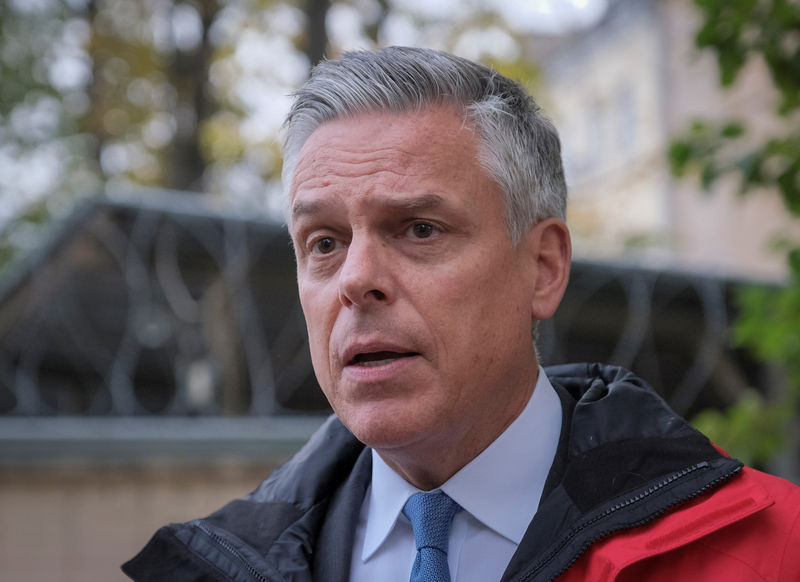 Ex-U.S. envoy Huntsman urges rethink of Russia sanctions in WSJ op-ed