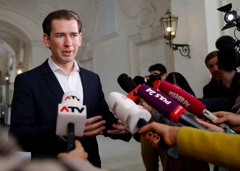Austria's Kurz starts talks to form new coalition government