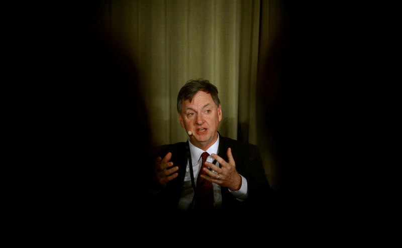 © Reuters. Federal Reserve Bank of Chicago President Evans participates in discussion in Zurich