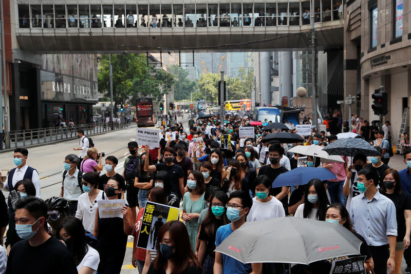Hundreds take to Hong Kong streets, weekend protests planned