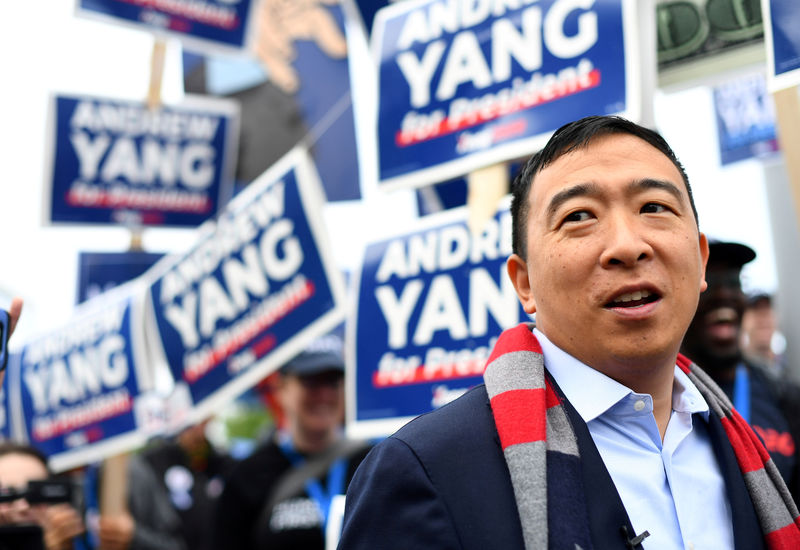 Entrepreneur Andrew Yang's quixotic U.S. presidential campaign gets serious