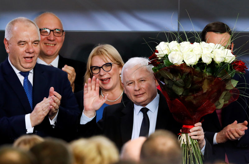 © Reuters. Poland's parliamentary election in Warsaw