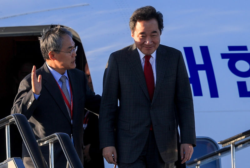 即位の礼に韓国首相が出席へ、安倍首相と会談も