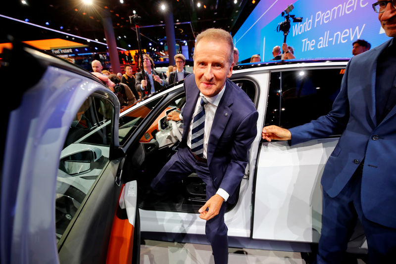 Volkswagen CEO says electric car shift won't hurt margins: paper