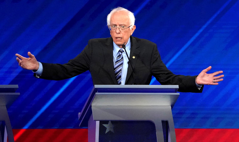 Sanders unveils economic plan a day before U.S. Democratic debate