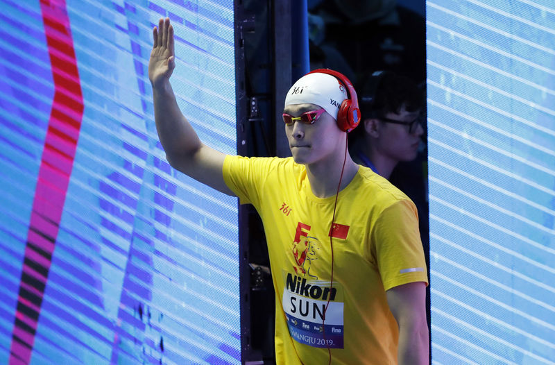 © Reuters. Swimming - 18th FINA World Swimming Championships