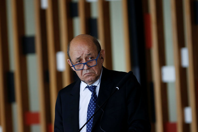 France's Le Drian will go to Iraq to discuss transfers, trials for jihadists in Syria