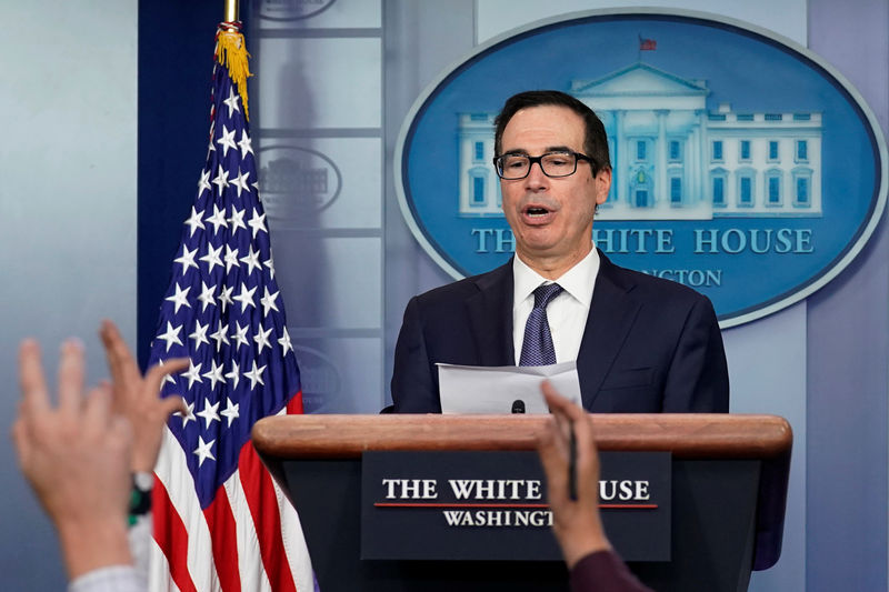 U.S., Chinese teams working on Phase 1 trade deal text: Mnuchin