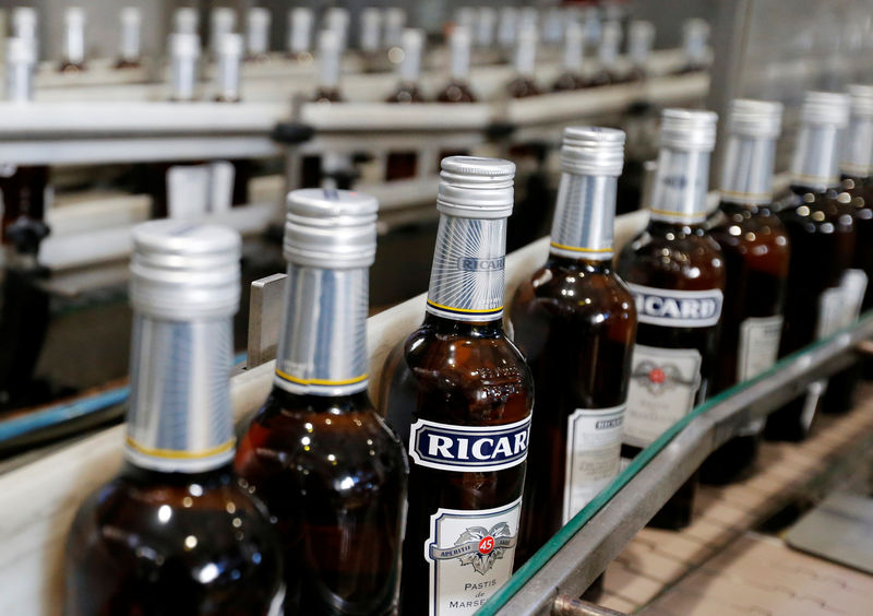 Flipboard: Pernod Ricard first-quarter sales growth slows as China and India dece
