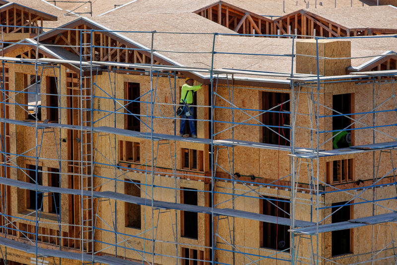 U.S. housing starts fall; mid-Atlantic factory activity slows