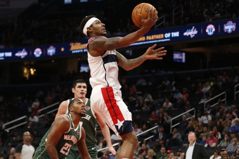 © Reuters. NBA: Preseason-Milwaukee Bucks at Washington Wizards
