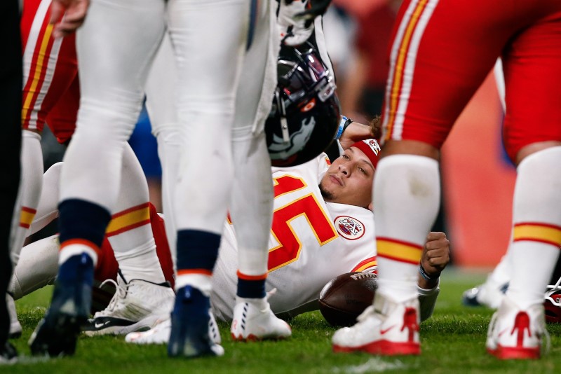 NFL MVP Mahomes ruled out of game for Chiefs with knee injury
