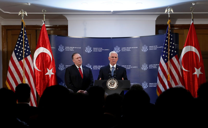 Turchia d'accordo con Usa su tregua in Siria per permettere ritirata curda