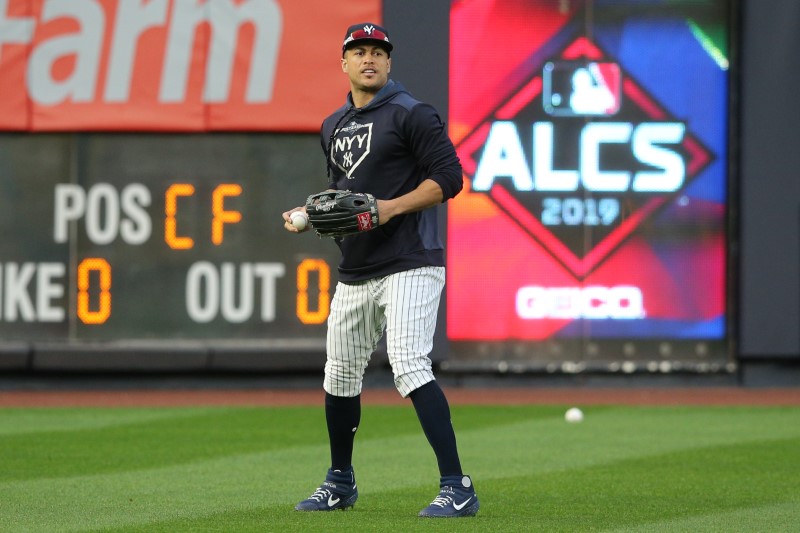 Stanton returns to Yankees' lineup for ALCS Game 5