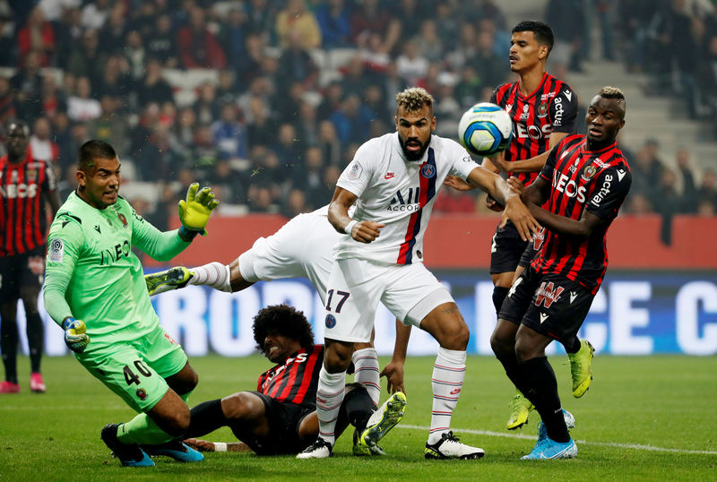 Di Maria sends PSG five points clear as Nice see red