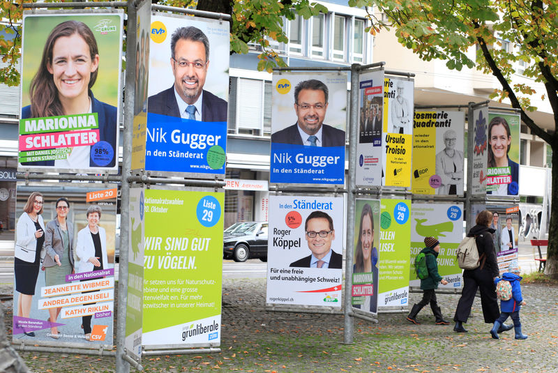 スイス総選挙で緑の党躍進、極右は第１党維持