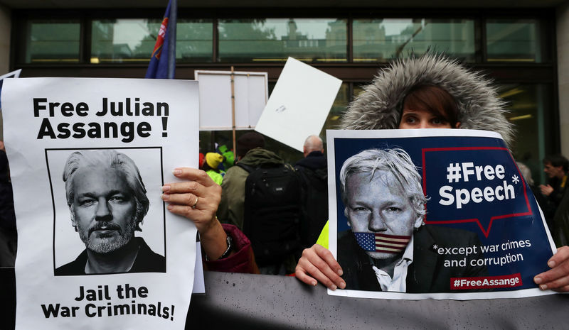 WikiLeaks founder Julian Assange, minus beard, appears in London court