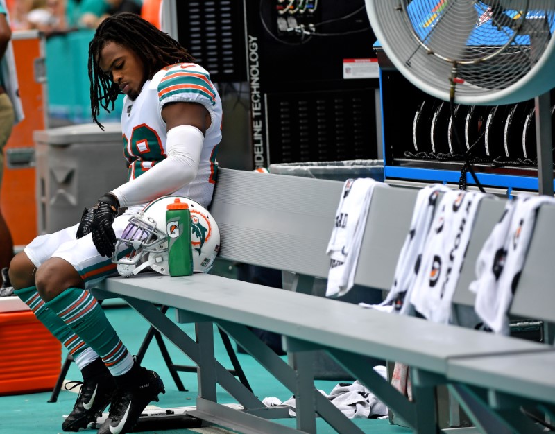 Dolphins S McCain facing punishment for spitting in fan's face