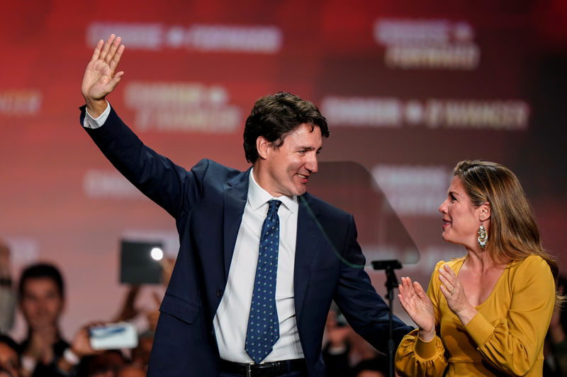 Canada's Trudeau clings to power; must court left after losing popular vote